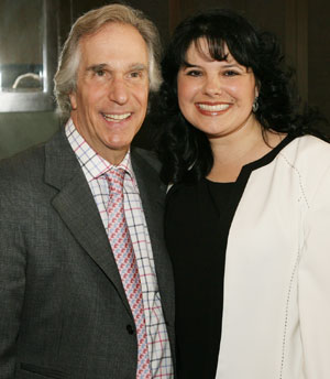 Cynthia Simpson and Henry Winkler
