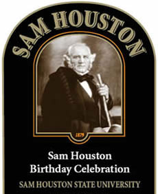 Sam Houston's Austin B-day invite