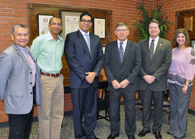 Dominican visitors with CMIT staff