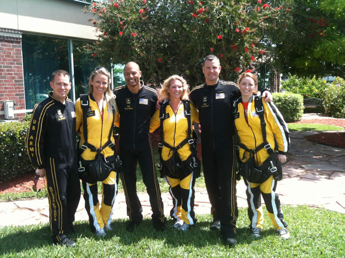 Us with Golden Knights