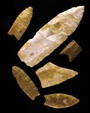image of Clovis artifacts