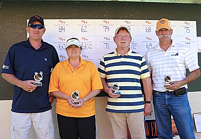 other winners holding their awards