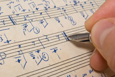 composing music