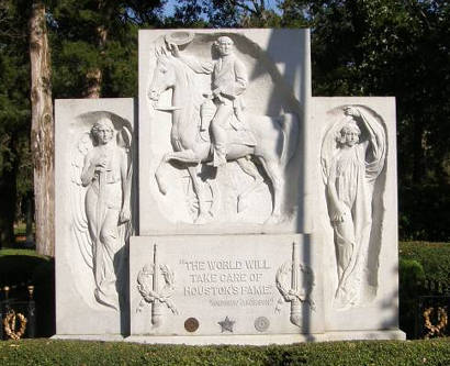 General Sam Houston's grave site