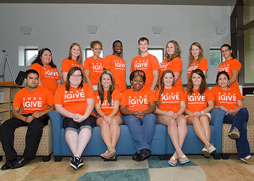 Senior Class Legacy program student leadership team from 2014