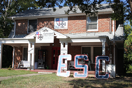 view of the Episcopal Student Center from the outside