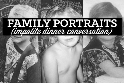 Family Portraits postcard