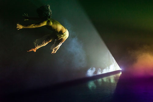 dancer Jesus Acosta performing a modern routine