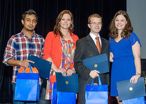 winners of Outstanding Teaching Assisstant Awards