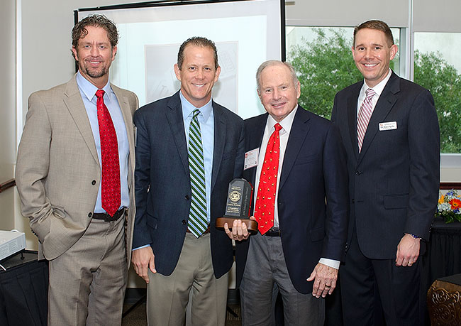 Jamey Rootes with Don Sanders, Ryan Zapalac, and Brent Estes