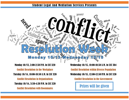 Conflict Resolution flyer
