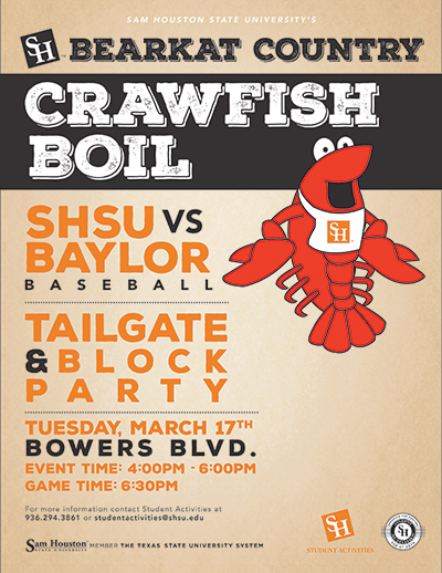 Crawfish boil poster