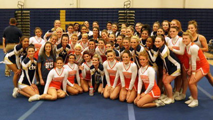 SHSU, CBU cheerleaders