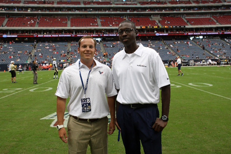 Martinez in Reliant stadium