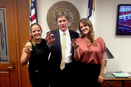 Landsman with State Rep. Dan Branch