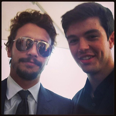 Chase Parker and James Franco
