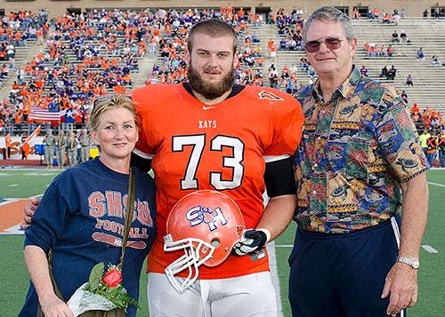 Travis Watson and family