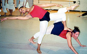 two dancers