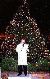 Dr. Marks with the Tree of Light