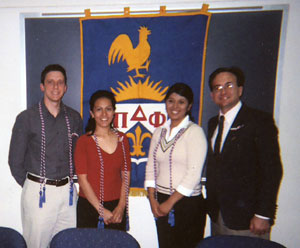 Pi Delta Phi inductees