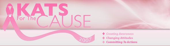 Kats for the Cause 2007 logo