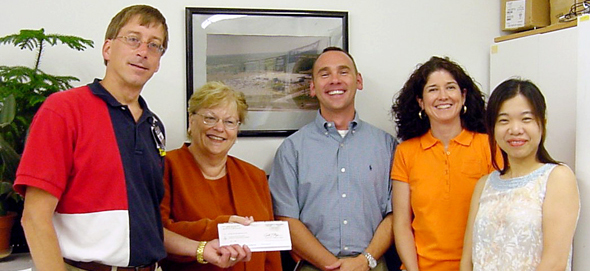 Wal-Mart check presentation