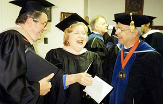 Robert Dunning, Barbara Corbin and David Payne