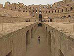 Emily in a Tunis colisuem