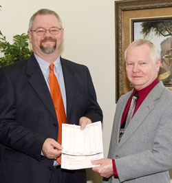 entergy check presentation