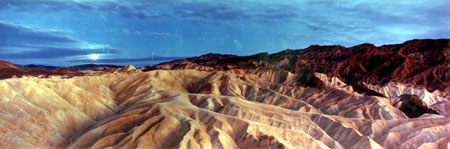 Moonrise Over Death Valley