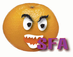 Orange attack logo