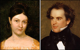 Sophia and Nathaniel Hawthorne