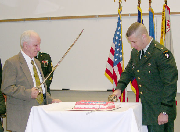 cutting cake